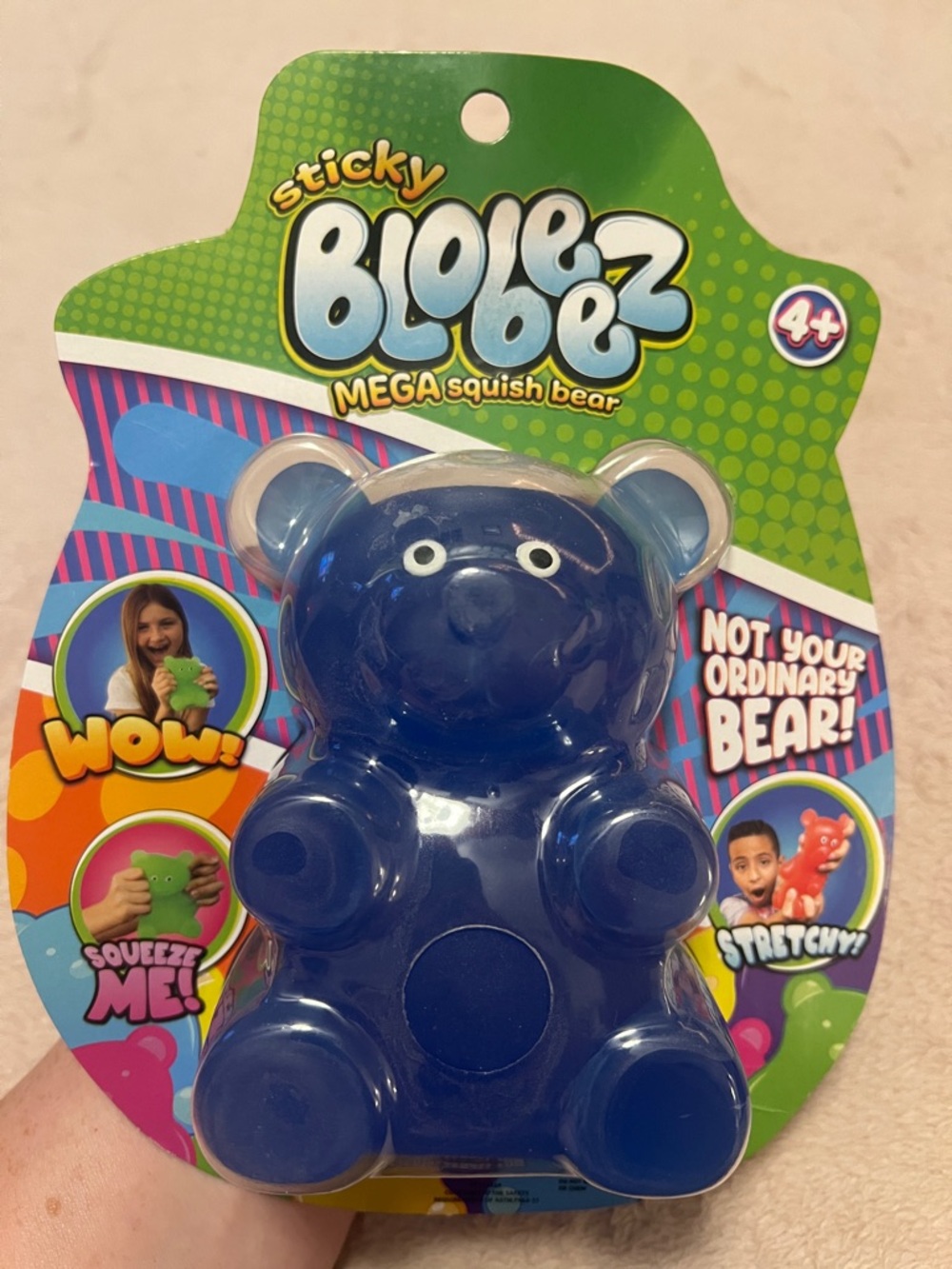 Mega Squish Bear - Blue